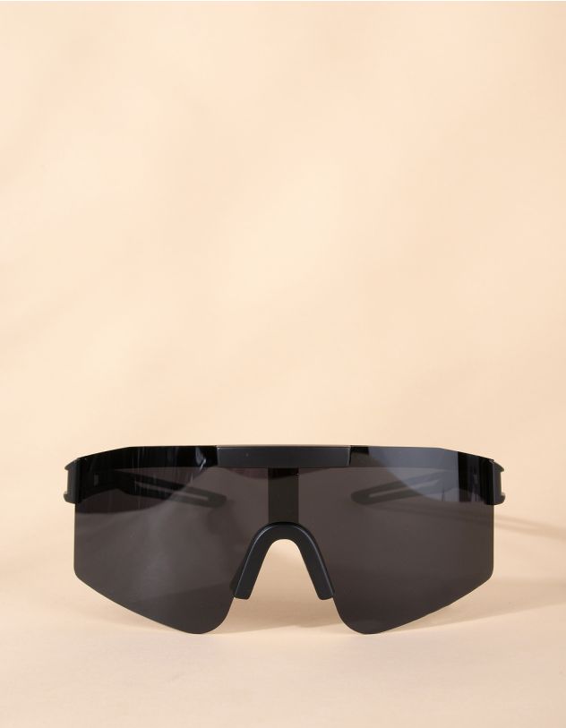 Окуляри сонцезахисні маска з перфорацією на дужках | 259096 - A-SHOP