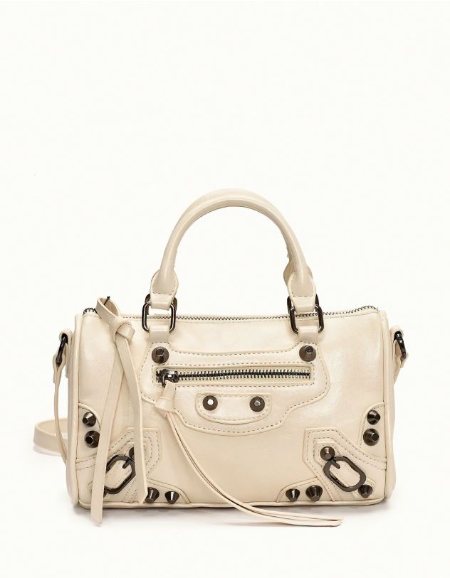 Сумка на довгому ремінці з фурнітурою | 265104-01-XX - A-SHOP