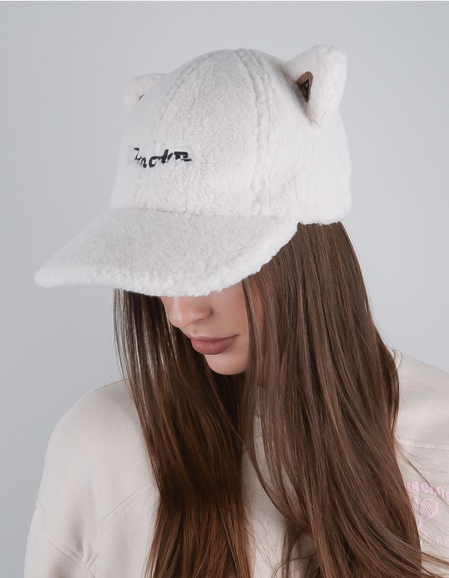 Бейсболка хутряна з вушками | 263922-01-XX - A-SHOP