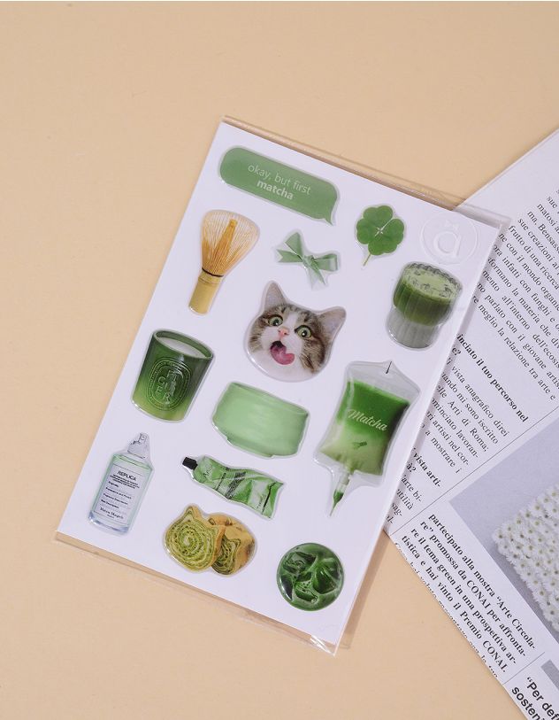 Стікери у наборі з зображенням кота | 265426-20-XX - A-SHOP