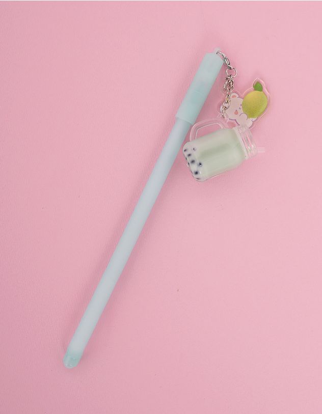 Ручка з брелоком у вигляді склянки з напоєм | 252195-37-XX - A-SHOP
