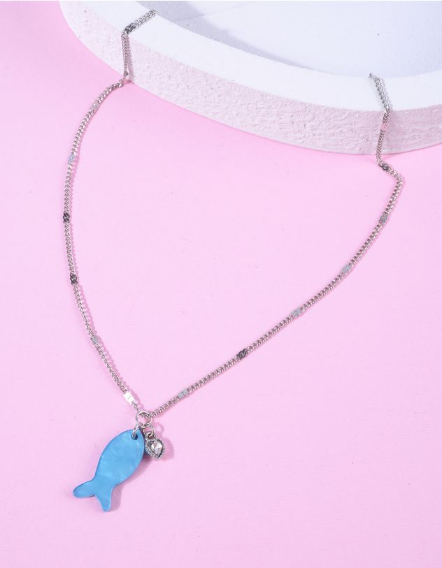 Підвіска на шию з кулоном у вигляді рибки | 265145-18-XX - A-SHOP