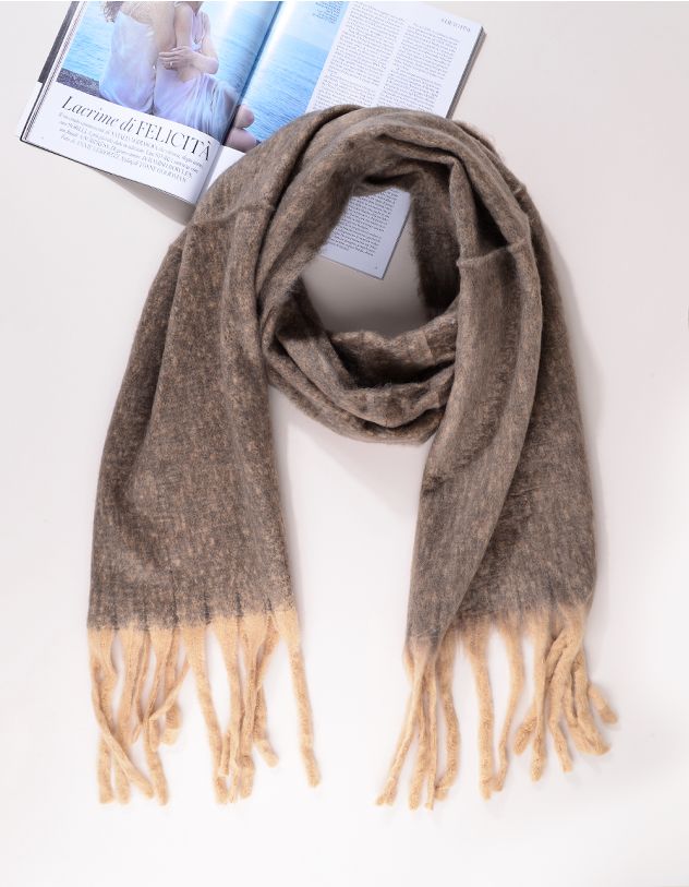 Палантин на шию з китицями | 264315-12-XX - A-SHOP