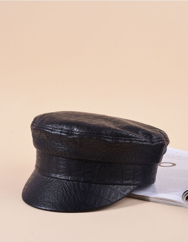 Кашкет під шкіру крокодила | 264519-02-XX - A-SHOP