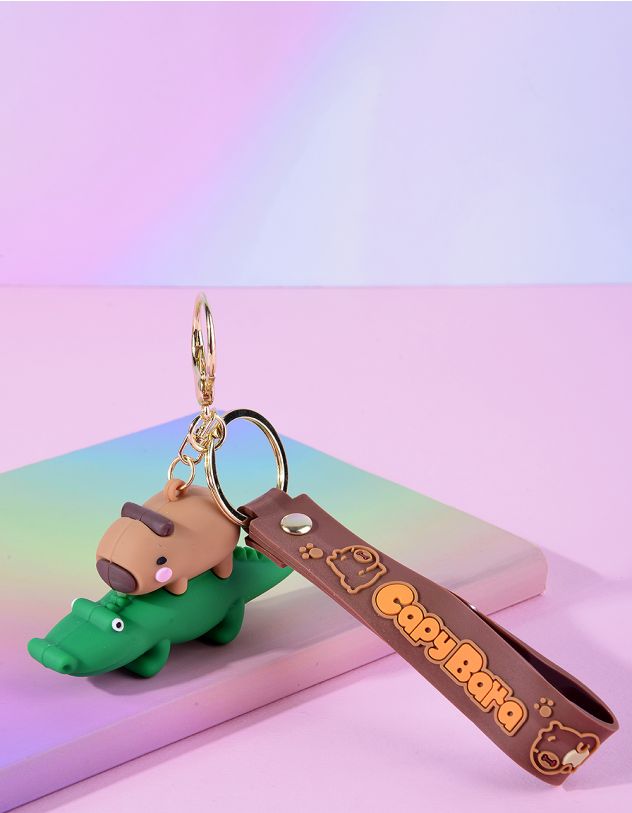 Брелок у вигляді капібари | 263575-37-XX - A-SHOP