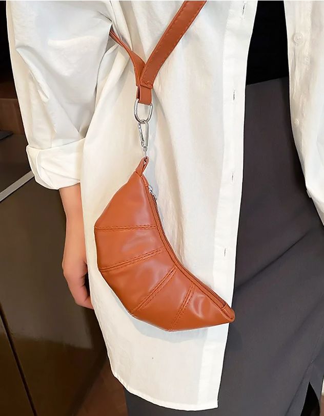 Сумка на плече у вигляді круасана | 262537-12-XX - A-SHOP