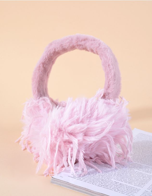 Навушники хутряні з пір'ям | 264400-14-XX - A-SHOP