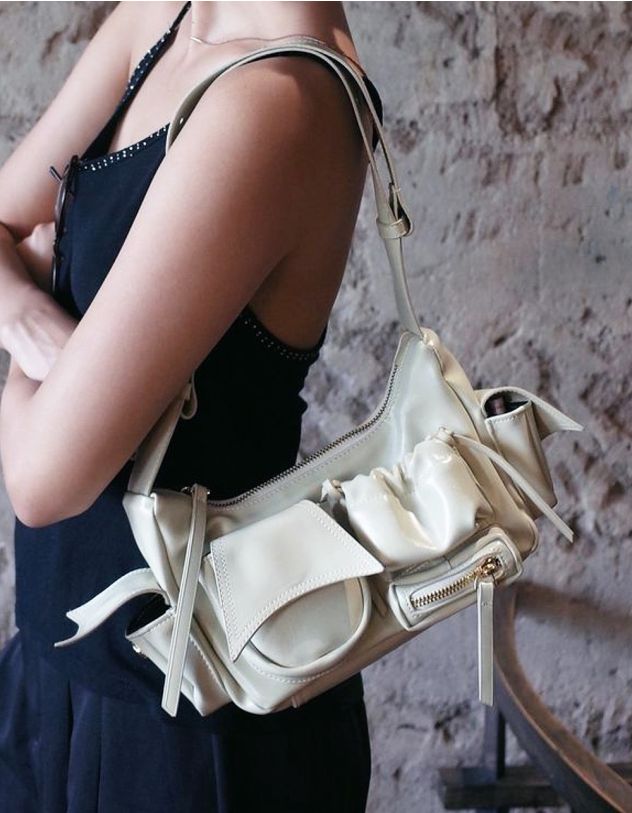 Сумка на плече з кишенями | 265726-01-XX - A-SHOP