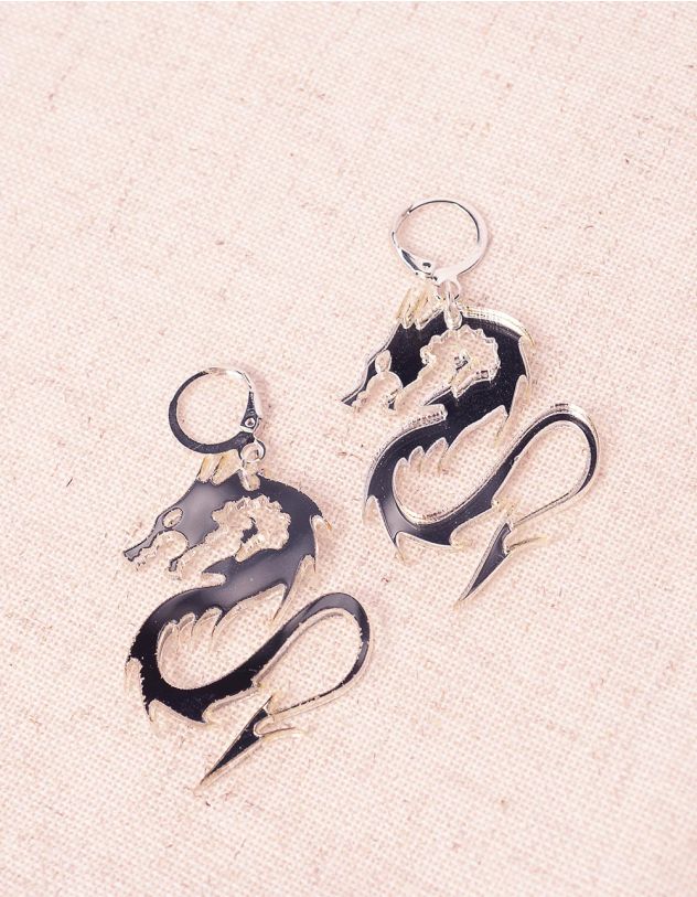 Сережки з драконами | 243880-05-XX - A-SHOP