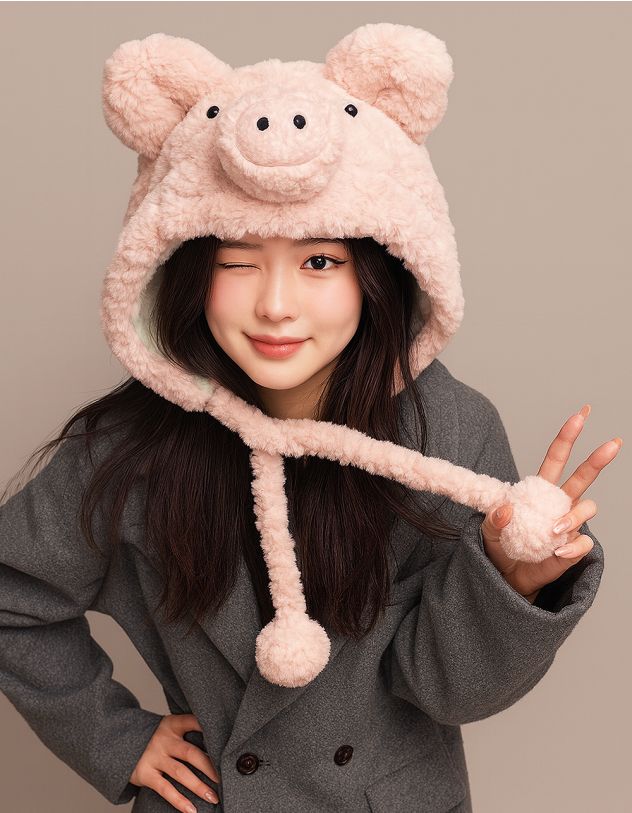 Звірошапка у вигляді свинки | 263046-14-XX - A-SHOP