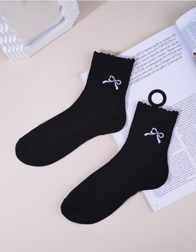 Шкарпетки з бантом | 265516-02-XX - A-SHOP