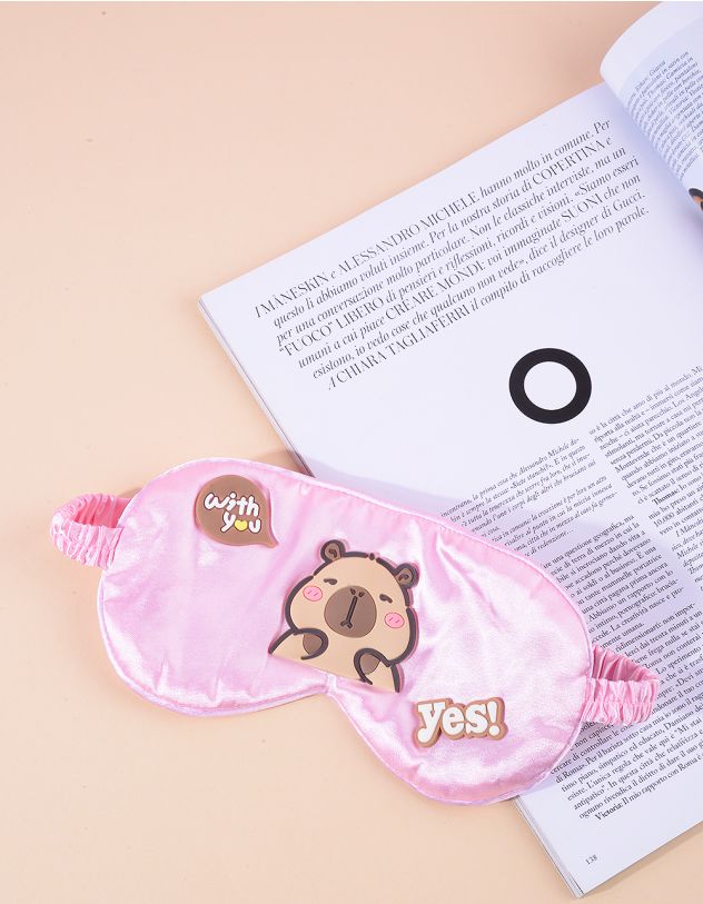 Пов'язка для сну з капібарою | 265010-39-XX - A-SHOP