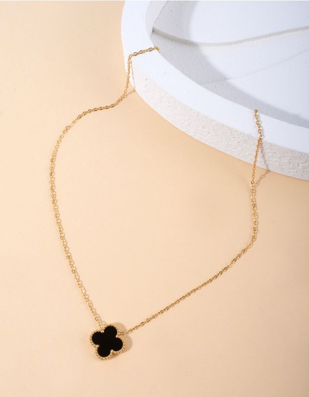 Підвіска на шию з кулоном у вигляді конюшини | 264649-09-XX - A-SHOP