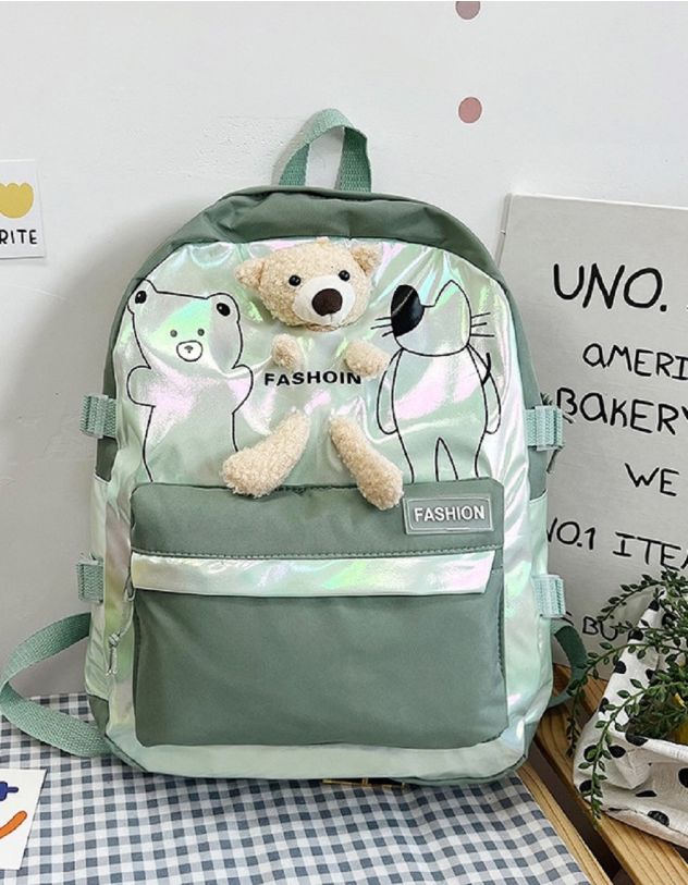 Рюкзак для міста з ведмедиком | 257626-20-XX - A-SHOP