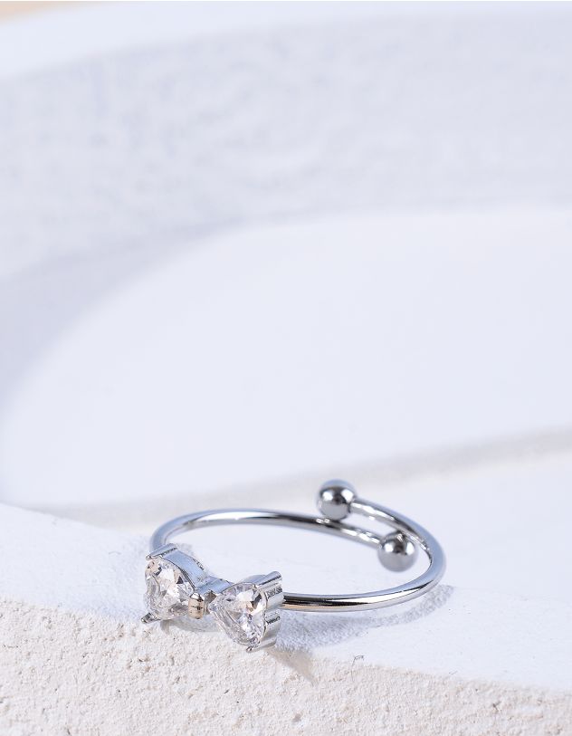 Кільце з бантом | 265213-05-38 - A-SHOP