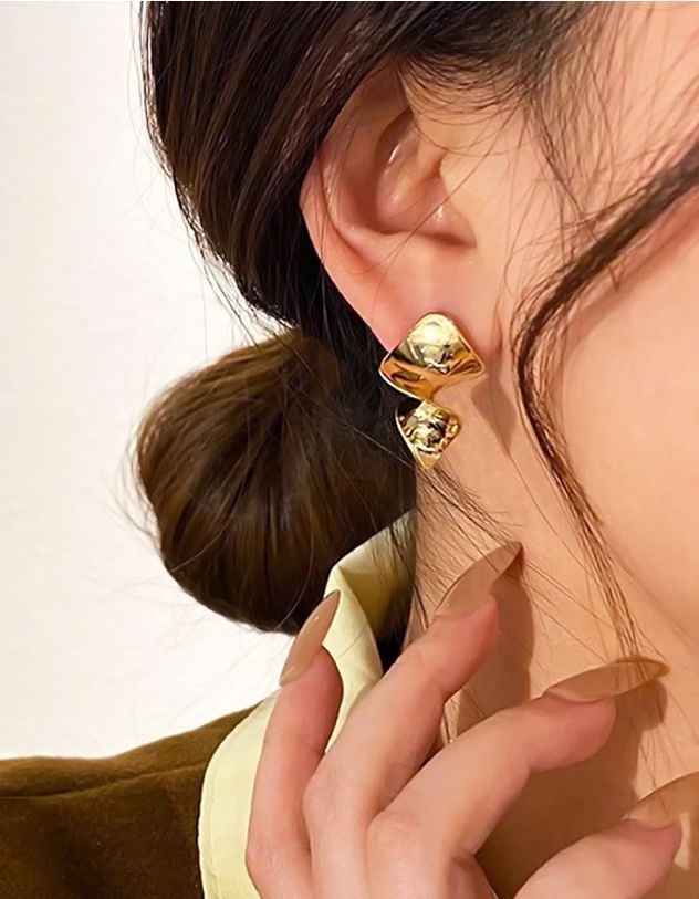 Сережки з глянцевим покриттям | 264089-04-XX - A-SHOP