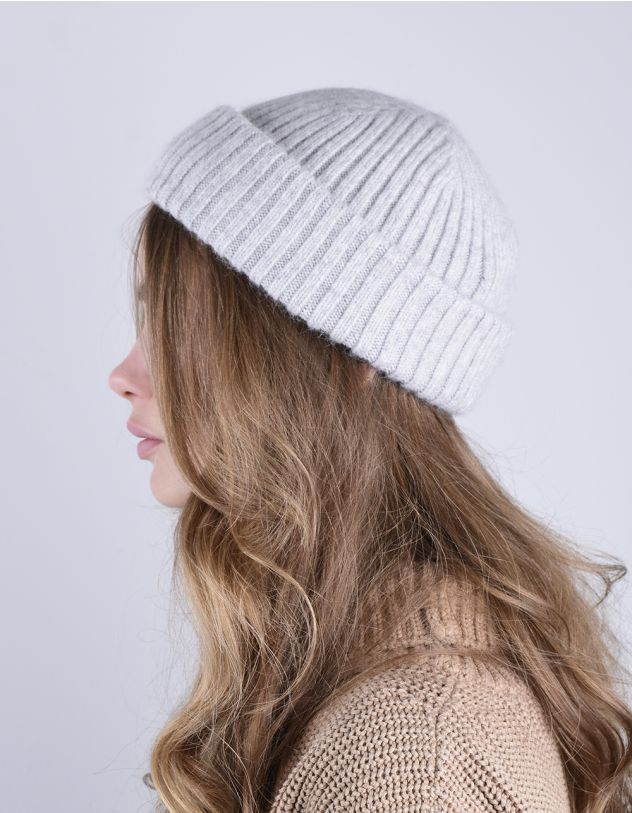 Шапка біні у рубчик | 264645-29-XX - A-SHOP