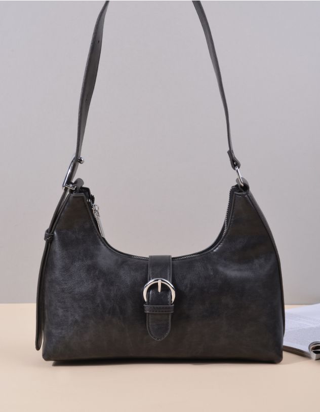 Сумка багет на блискавці | 263537-02-XX - A-SHOP