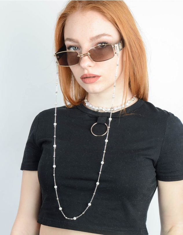 Ланцюжок для окулярів з перлинами та намистинами | 246707-06-XX - A-SHOP