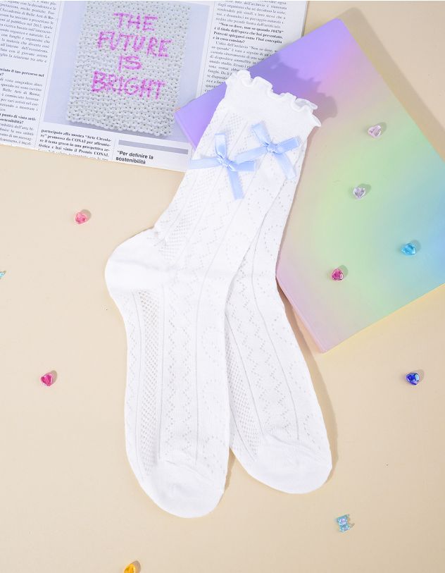 Шкарпетки з бантами | 264978-18-XX - A-SHOP