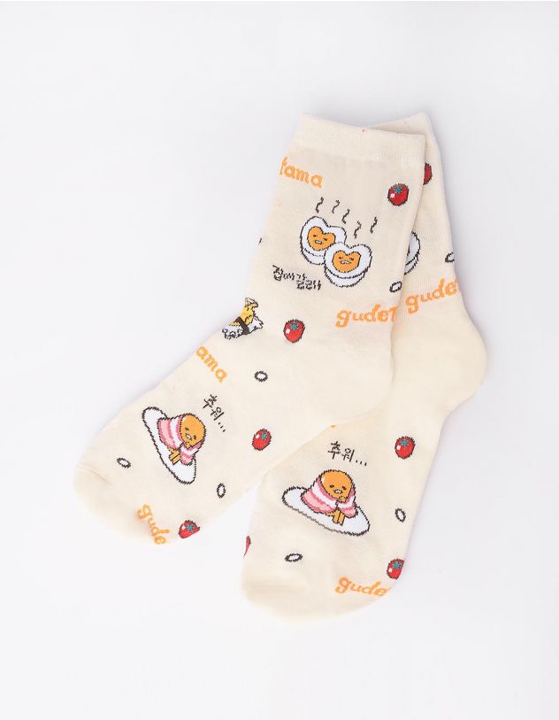 Шкарпетки із принтом | 250236-22-XX - A-SHOP