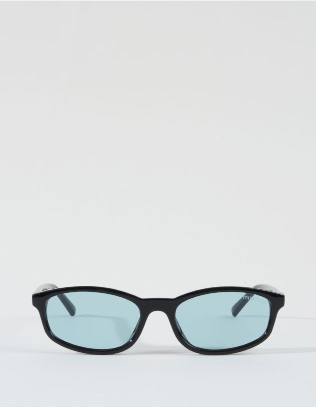 Окуляри сонцезахисні вузькі з фурнітурою на дужках | 264300-18-XX - A-SHOP