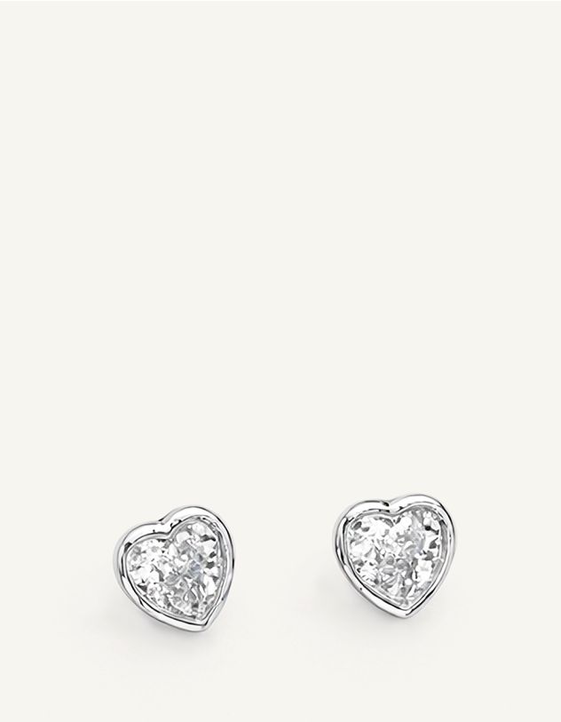 Сережки пусети у вигляді серця | 264287-05-XX - A-SHOP