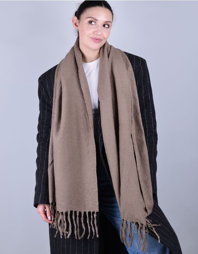 Палантин на шию з китицями | 264321-39-XX - A-SHOP