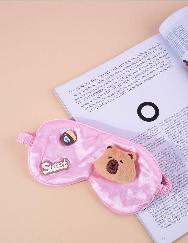 Пов'язка для сну з капібарою | 265010-12-XX - A-SHOP