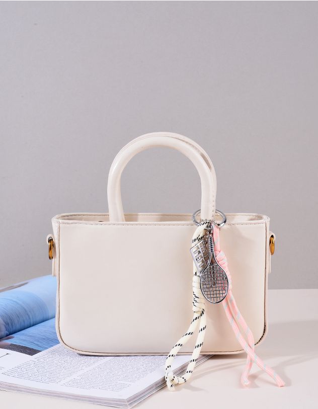 Сумка через плече з брелоком у вигляді ракетки | 264249-01-XX - A-SHOP