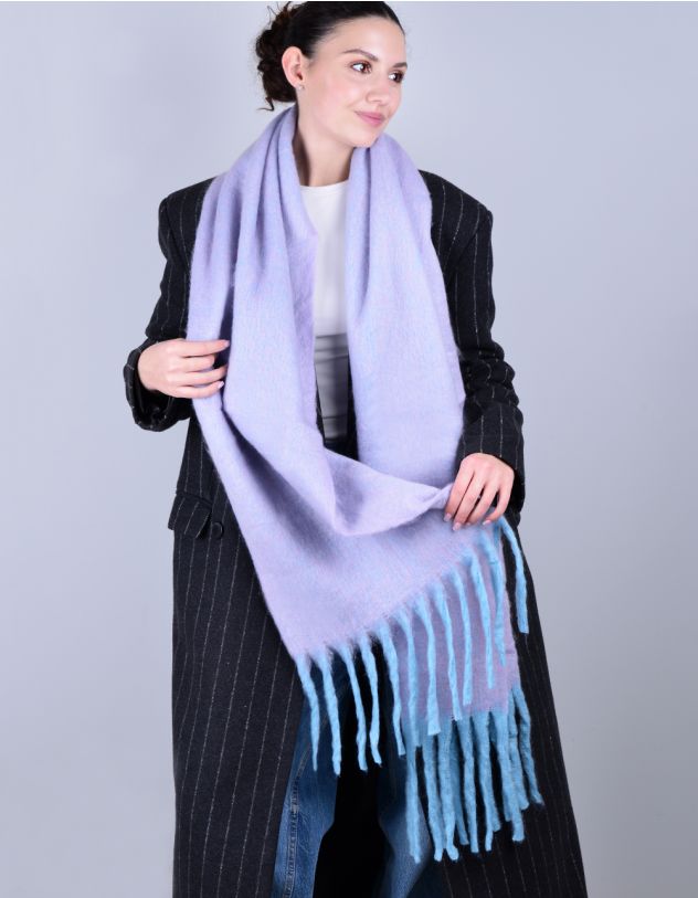 Палантин на шию з китицями | 264315-35-XX - A-SHOP
