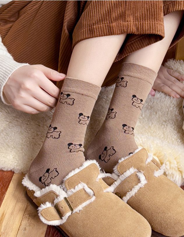 Шкарпетки з зображенням песика | 265388-12-XX - A-SHOP