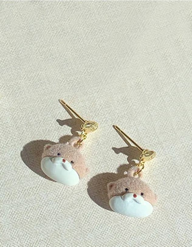 Сережки у вигляді видри з рибкою | 263376-22-XX - A-SHOP