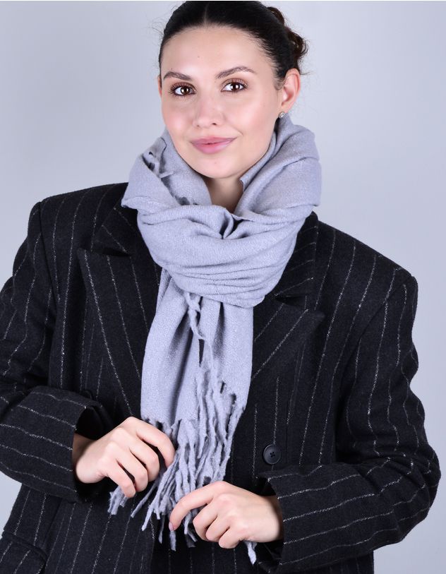 Палантин на шию з китицями | 264321-29-XX - A-SHOP