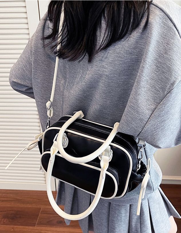 Сумка рюкзак з бантом на кишені | 265099-02-XX - A-SHOP