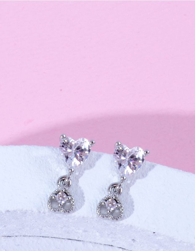 Сережки у вигляді серця | 264142 - A-SHOP