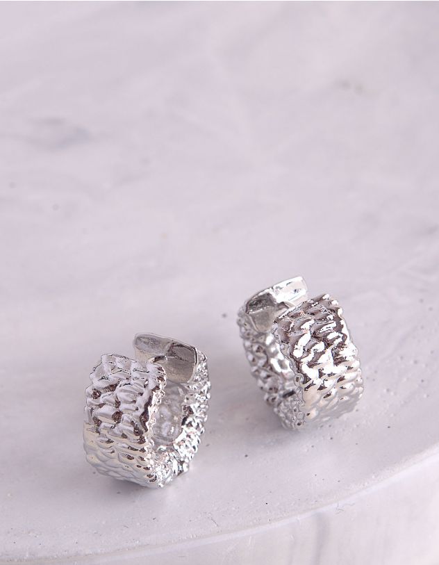 Сережки кільця широкі маленькі | 257190-05-XX - A-SHOP