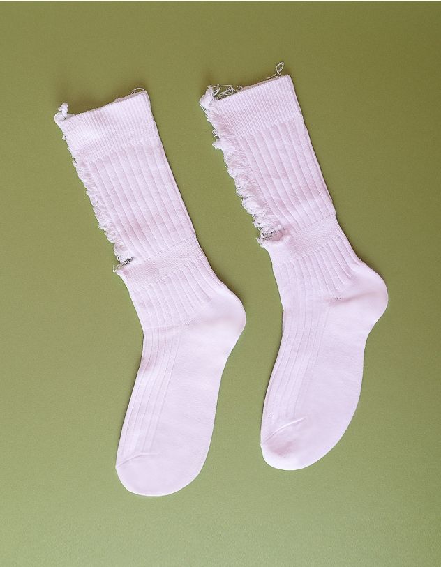 Шкарпетки рвані з вирізами | 254069-01-08 - A-SHOP