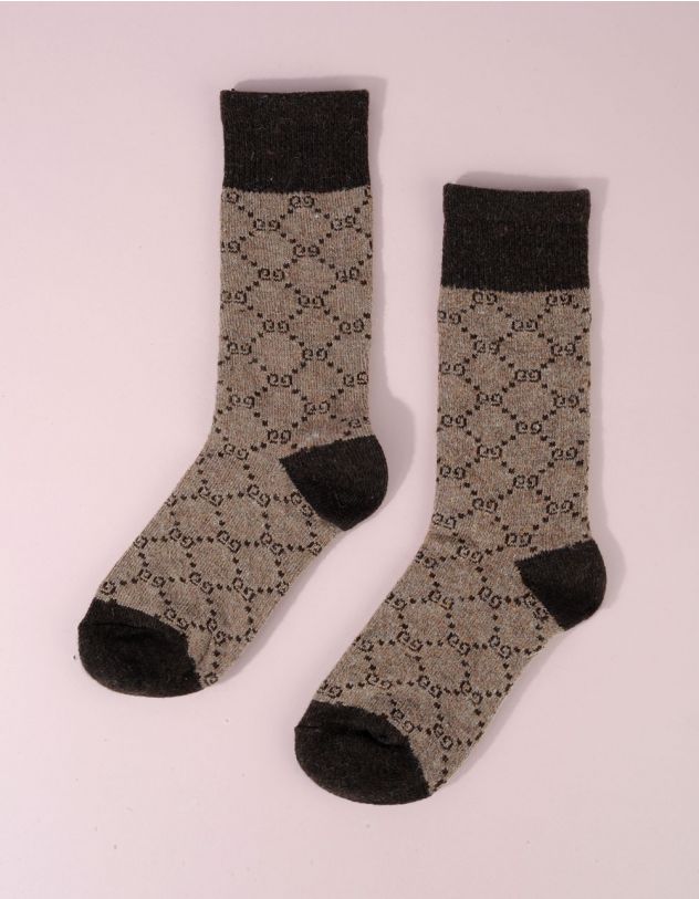 Шкарпетки з орнаментом | 255919-82-71 - A-SHOP
