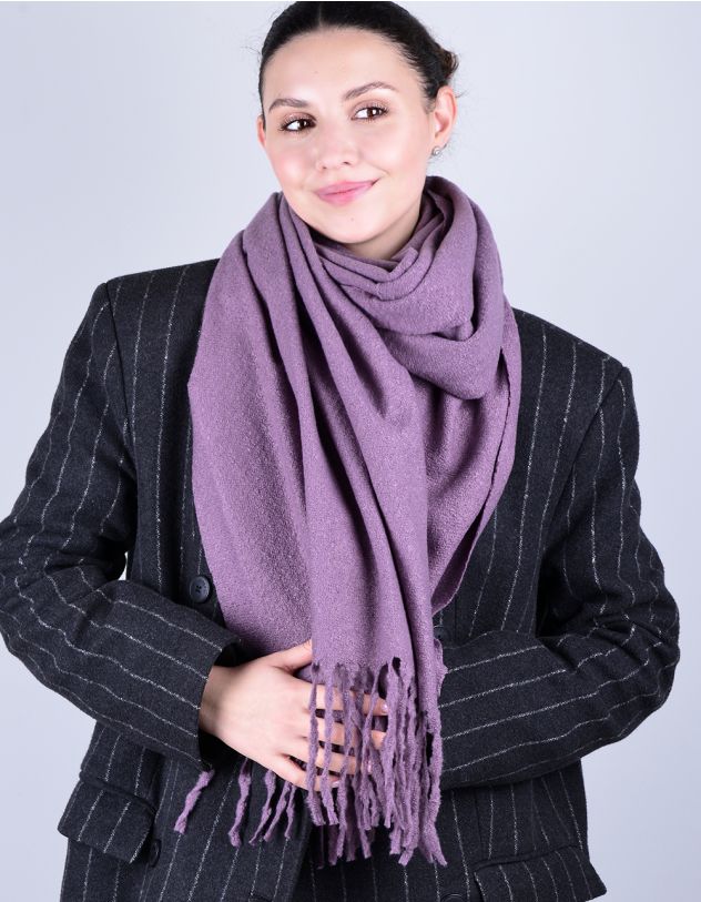 Палантин на шию з китицями | 264321-16-XX - A-SHOP