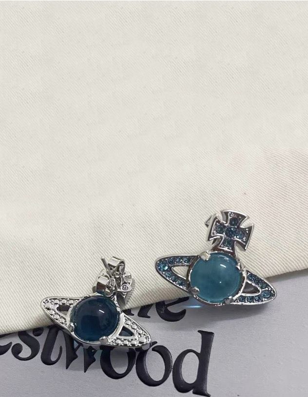 Сережки пусети у вигляді Сатурна | 262912-66-XX - A-SHOP