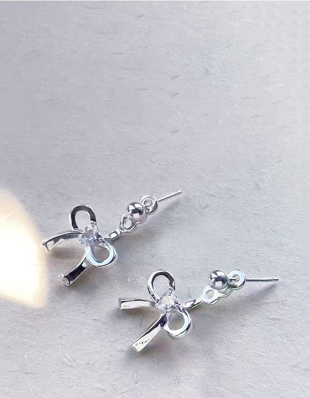 Сережки з бантами | 265760-05-XX - A-SHOP