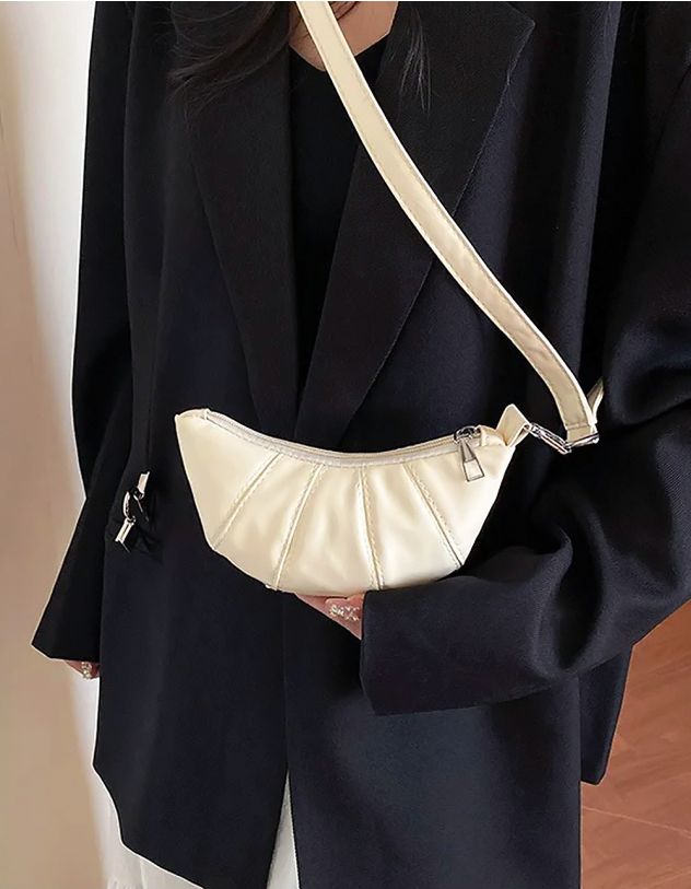 Сумка на плече у вигляді круасана | 262537-01-XX - A-SHOP