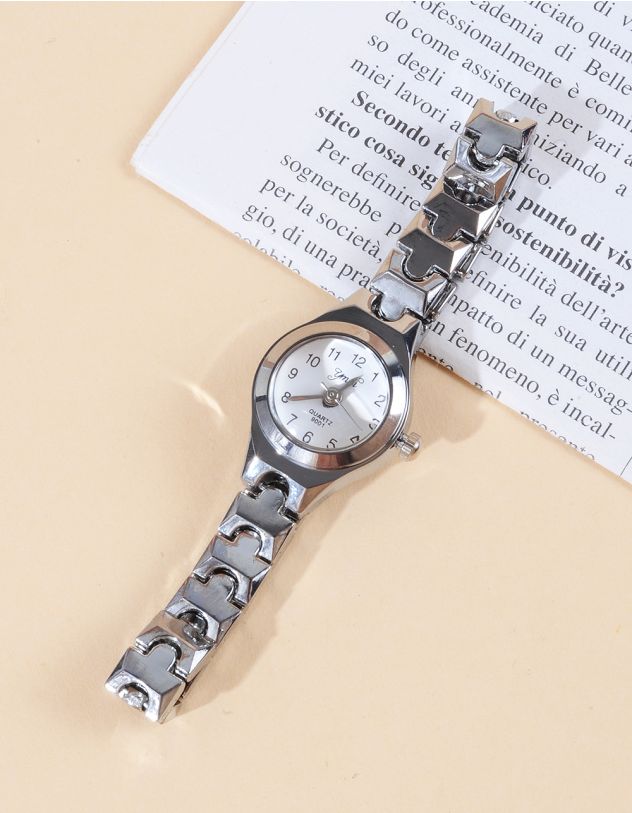 Годинник наручний з металевим браслетом | 263463-05-XX - A-SHOP
