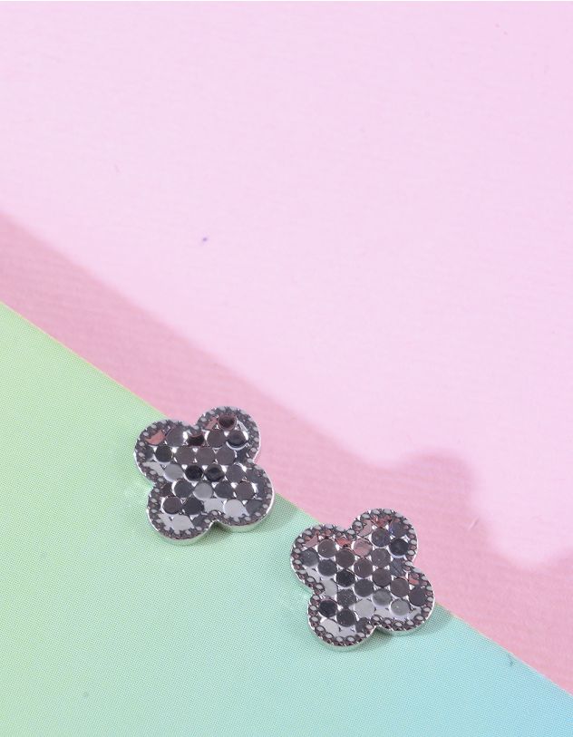 Сережки пусети у вигляді конюшини | 265211-05-XX - A-SHOP