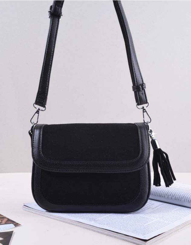 Сумка на довгому ремінці з трьома відділами | 265914-02-XX - A-SHOP