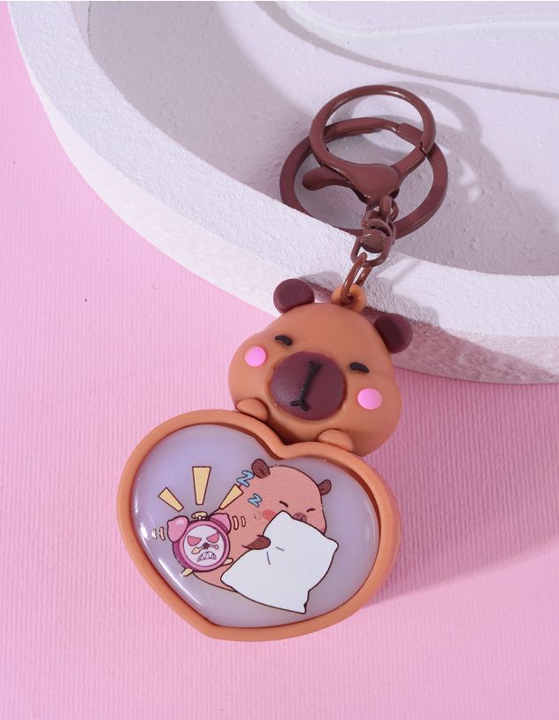 Брелок у вигляді капібари що світиться | 263571-34-XX - A-SHOP