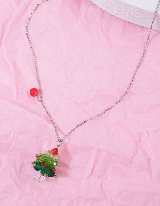 Підвіска на шию з кулоном у вигляді ялинки | 263085-62-XX - A-SHOP