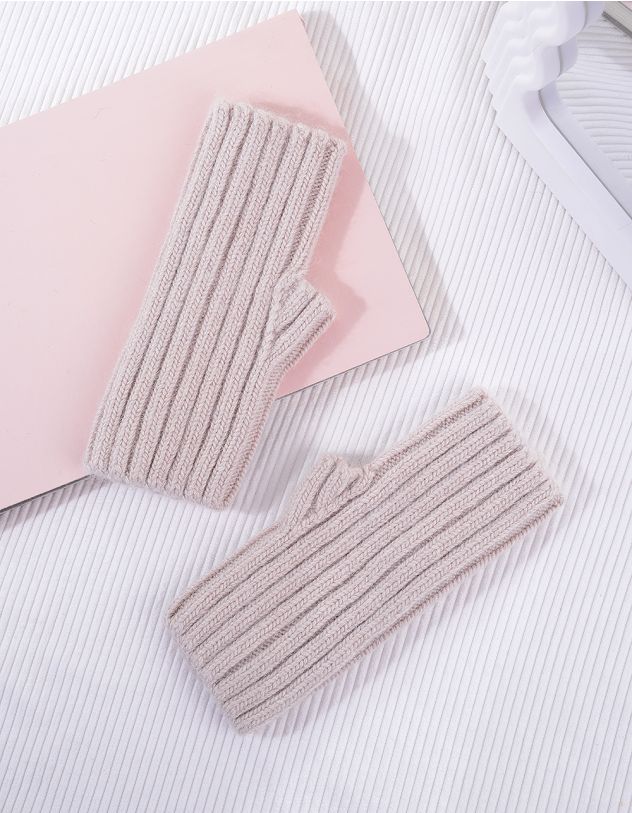 Мітенки в рубчик | 264738-40-XX - A-SHOP