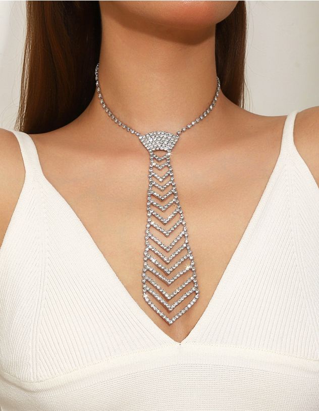 Краватка зі страз | 266191-05-XX - A-SHOP